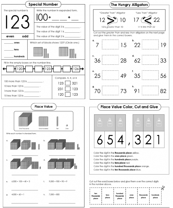 Place Value Printables